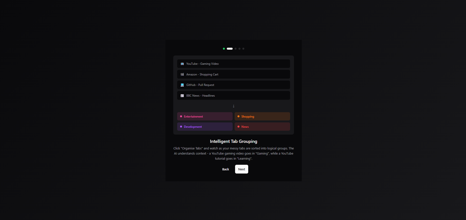 Intelligent Tab Grouping