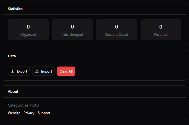 Statistics & Data Export
